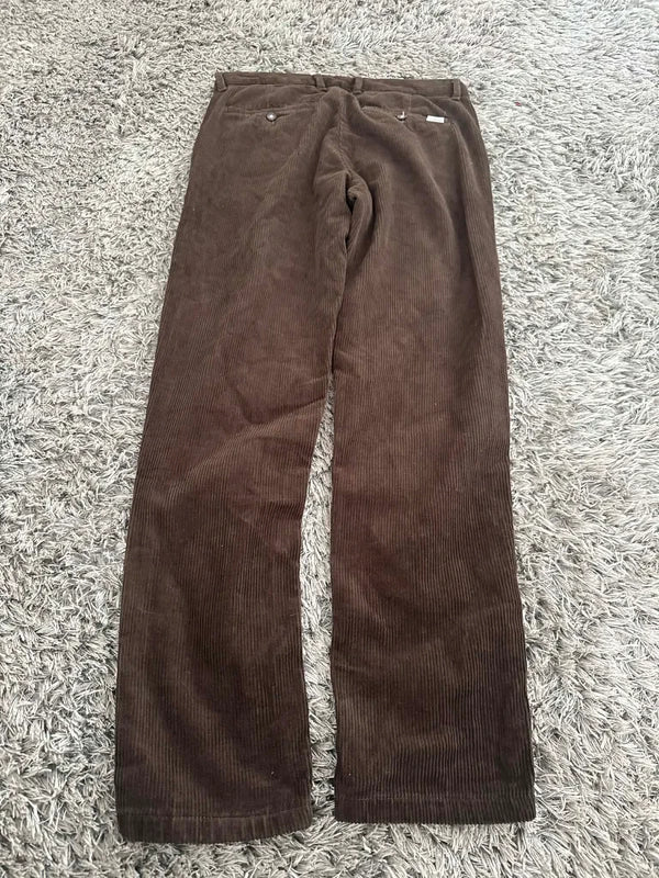 Brązowe Spodnie Slim Oldschool 90s 00s Vintage Old Money Swag