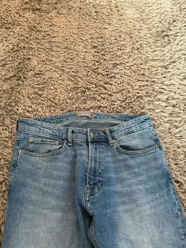 Spodnie Slim Jeansowe Proste Klasyczne Męskie Swag Klasyczne