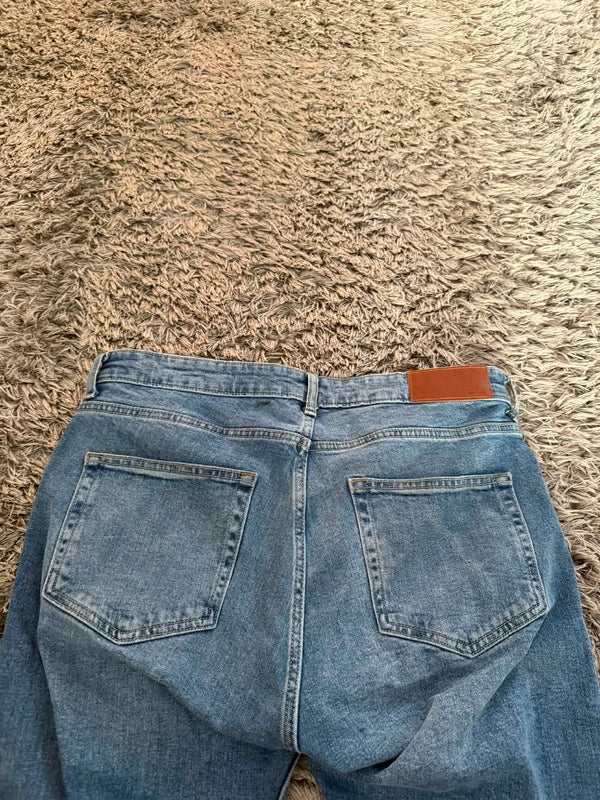 Spodnie Slim Jeansowe Proste Klasyczne Męskie Swag Klasyczne