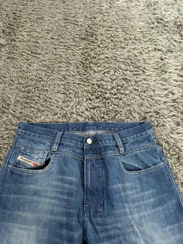 Spodnie Diesel Jakościowe Jeansowe Regular Rap Swagg Klasyczny Swagg Skate